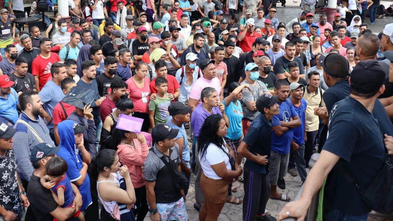 Caravana Migrante Parte De Tapachula Entre Sus Integrantes Hay