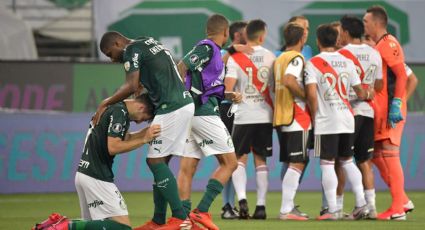 River se queda a un gol de la hazaña... Con escándalo arbitral, Palmeiras es finalista