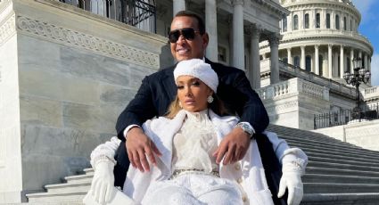 JLo y A-Rod aprovechan su visita al Capitolio para desbordar glamour y posar como supermodelos