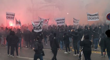 Marsella aplaza partido ante Rennes por violenta protesta de sus aficionados