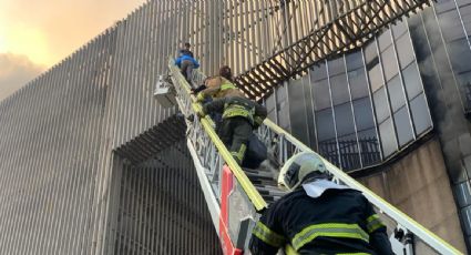 Video. Así se vivió el incendio en la Central de Control de Trenes del Metro