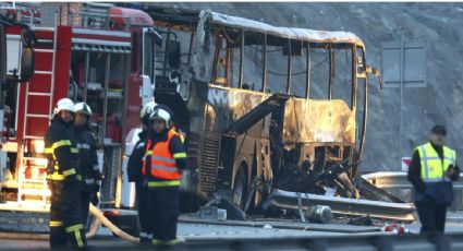 Al menos 45 muertos deja el choque e incendio de un autobús en Bulgaria