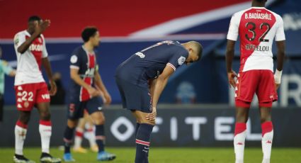 PSG pierde terreno en la lucha por el título, cae con Mónaco y ya es tercero