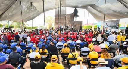 Entre críticas a Morena y al gobierno federal, Carlos Herrera rinde protesta como candidato de Va por México por Michoacán