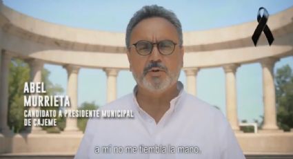 En último spot, Abel Murrieta prometió combatir la inseguridad en Cajeme