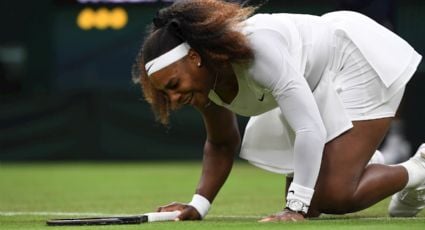 Serena Williams, entre lágrimas, se retira de Wimbledon por una lesión en el tobillo