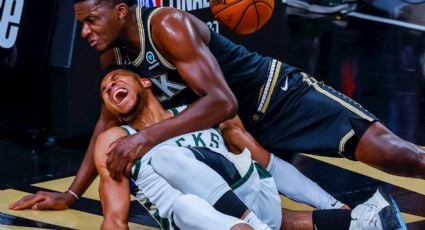 Antetokounmpo sufre lesión en la rodilla y los Bucks se derrumban contra los Hawks