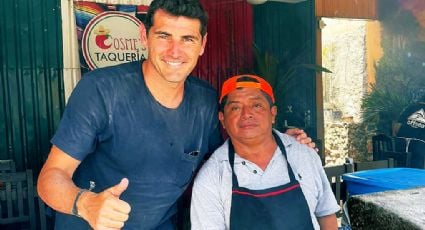 Iker Casillas derrocha sencillez en taquería mexicana... Se tomó fotos, dejó 800 pesos, un short y sus tenis