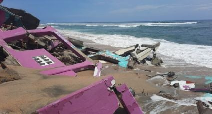 Huracán "Grace" arrasa con casas y deja decenas de damnificados en Boca del Río, Guerrero