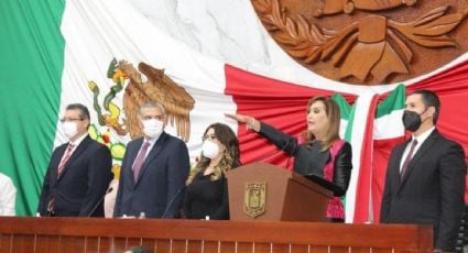 Lorena Cuéllar rinde protesta como gobernadora de Tlaxcala