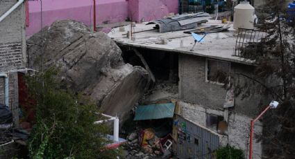 Comienza la demolición de casas en el cerro del Chiquihuite tras deslave