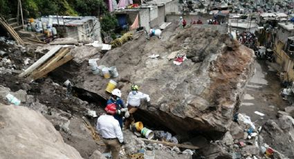 Emiten declaratoria de emergencia en Tlalnepantla por riesgo de otro desprendimiento en el Chiquihuite