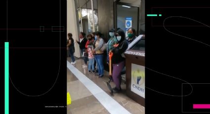 Víctimas y familiares toman instalaciones de la CNDH; denuncian filtración de sus expedientes