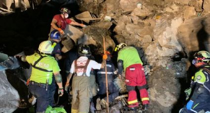 Entregan apoyos a familias damnificadas por derrumbe en cerro del Chiquihuite