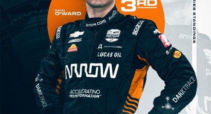 El mexicano 'Pato' O'Ward sufre percance que lo margina de la lucha por el título... Termina en el tercer lugar de la IndyCar