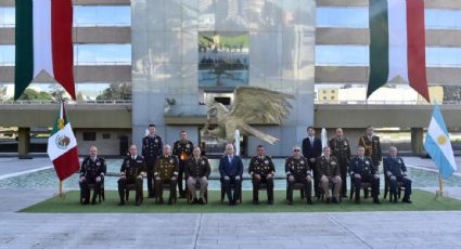 Titulares de la Sedena y la Semar sostienen encuentro con el ministro de Defensa de Argentina para para fortalecer vínculos entre ambos países