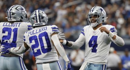 Cowboys aplacan a Lions en regreso triunfal de Prescott y la 'estrella solitaria' de Elliot