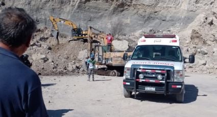 Derrumbe en una mina de arena en Morelos deja dos trabajadores atrapados