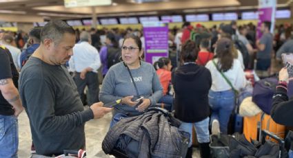 Volaris asegura que ya atendió a 90% de sus usuarios varados en el Aeropuerto de Tijuana por mal tiempo