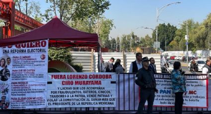 Se manifiestan a favor y en contra de la reforma electoral de AMLO en San Lázaro; se perfila que sea rechazada