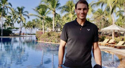 Rafa Nadal ya está en Acapulco para participar en el Abierto Mexicano de Tenis