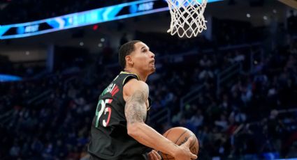 Juan Toscano-Anderson voló en el concurso de clavadas de la NBA y presumió los colores de México en su uniforme