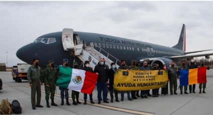 Aterriza en Rumania el avión de la Fuerza Aérea que repatriará a mexicanos que residían en Ucrania