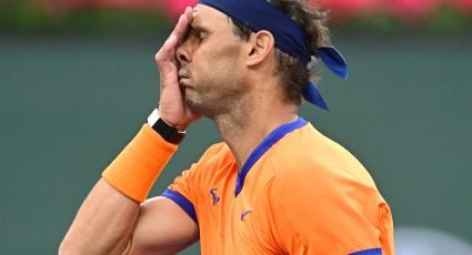 Rafa Nadal cae con la cara al sol... Pierde la final de Indian Wells y se acaba su invicto en 2022