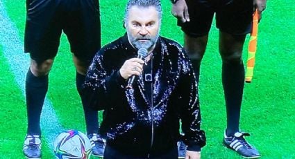 ¡Hasta que se le hizo a Manuelito! Mijares interpreta de forma brillante el Himno Nacional Mexicano en el Estadio Azteca