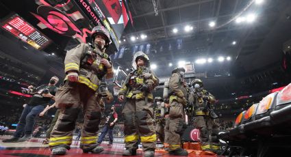 Incendio dentro de la Arena de Toronto obliga a suspender el partido entre Pacers y Raptors