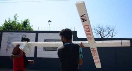 Caravana migrante se enfrenta con la Guardia Nacional en Tapachula, pero logra salir hacia la CDMX