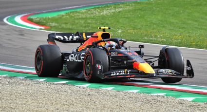 Checo Pérez ‘embiste’ en la carrera sprint y saldrá tercero en el Gran Premio de la Emilia Romagna