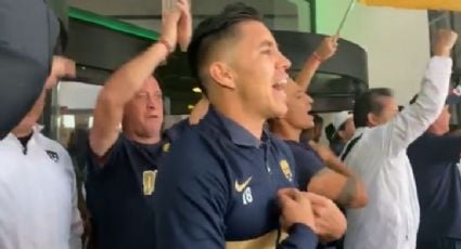 Pumas recibe ‘serenata’ de su afición y los jugadores se motivan de cara a la Final de la Concacaf ante Seattle