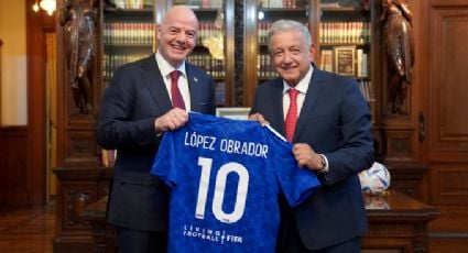 Gianni Infantino, titular de la FIFA, visita a AMLO para hablar del Mundial de 2026: “Ayudaremos a auspiciar la alegría de la gente”, dijo el presidente