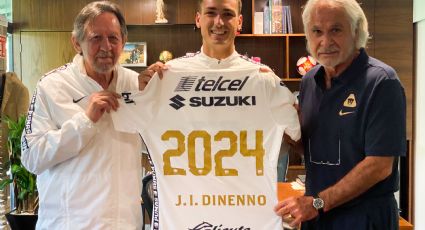 Con el Comandante hasta 2024... Pumas anuncia la renovación de su 'killer' Juan Ignacio Dinenno