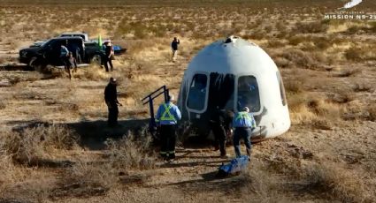 Katya Echazarreta, la primera mexicana en viajar al espacio, regresa a la tierra tras concluir con éxito la misión NS-21