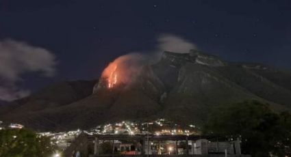 Protección Civil de Nuevo León reporta incendio forestal en el Cerro de la Silla en medio de la sequía que afecta al estado