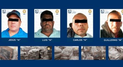 Vinculan a proceso a los cuatro detenidos en el aseguramiento de más de una tonelada y media de cocaína en la CDMX