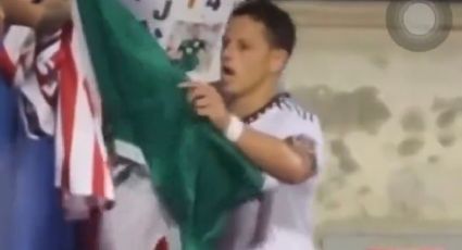 ‘Chicharito’ tiene un nuevo desplante: se niega a firmar una bandera de México y la tira al piso