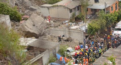 Desprendimiento de piedras y tierra en Cuernavaca deja tres muertos y cuatro heridos