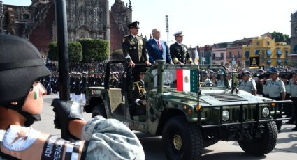 La Guardia Nacional es la estrella del desfile militar que marca el regreso del público tras dos años de pandemia