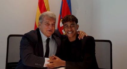 Barcelona renueva hasta 2026 el contrato de su nueva joya Lamine Yamal con una cláusula de rescisión de mil millones de euros