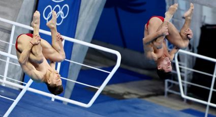 ¡No bajan su nivel! Osmar Olvera y Rodrigo Diego conquistan medalla de bronce en la Copa del Mundo de Clavados en Montreal