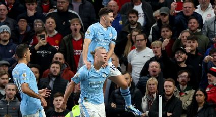 Manchester City le da un baile al United y lo golea con doblete de Haaland