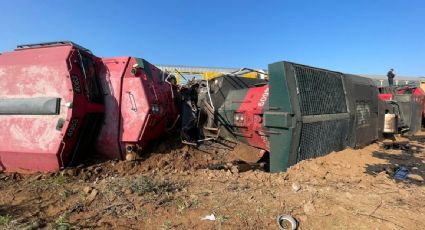 Mueren dos personas y cinco resultan heridas tras el choque de trenes en Fresnillo