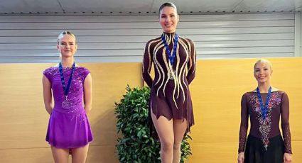 La mexicana Andrea Montesinos termina en primer lugar del NRW Trophy de Patinaje Artístico en Alemania