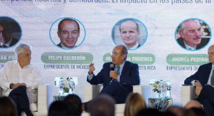 “México es una democracia a punto de caer”, asegura Felipe Calderón en foro internacional de políticas públicas