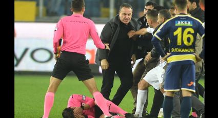 Suspenden de por vida al presidente del Ankaragücü, quien está en prisión por agredir a un árbitro en Turquía