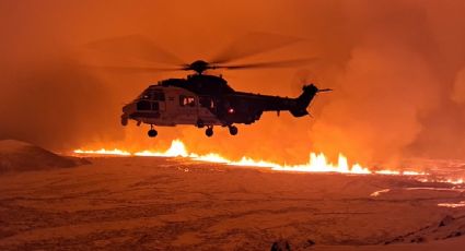 Volcán en Islandia hace erupción un mes después de que provocara una serie de sismos