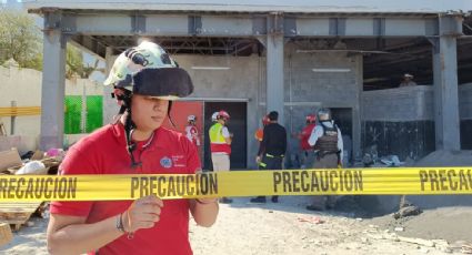 Fallecen cuatro personas por la caída de un elevador de carga en una obra en una plaza comercial de Monterrey